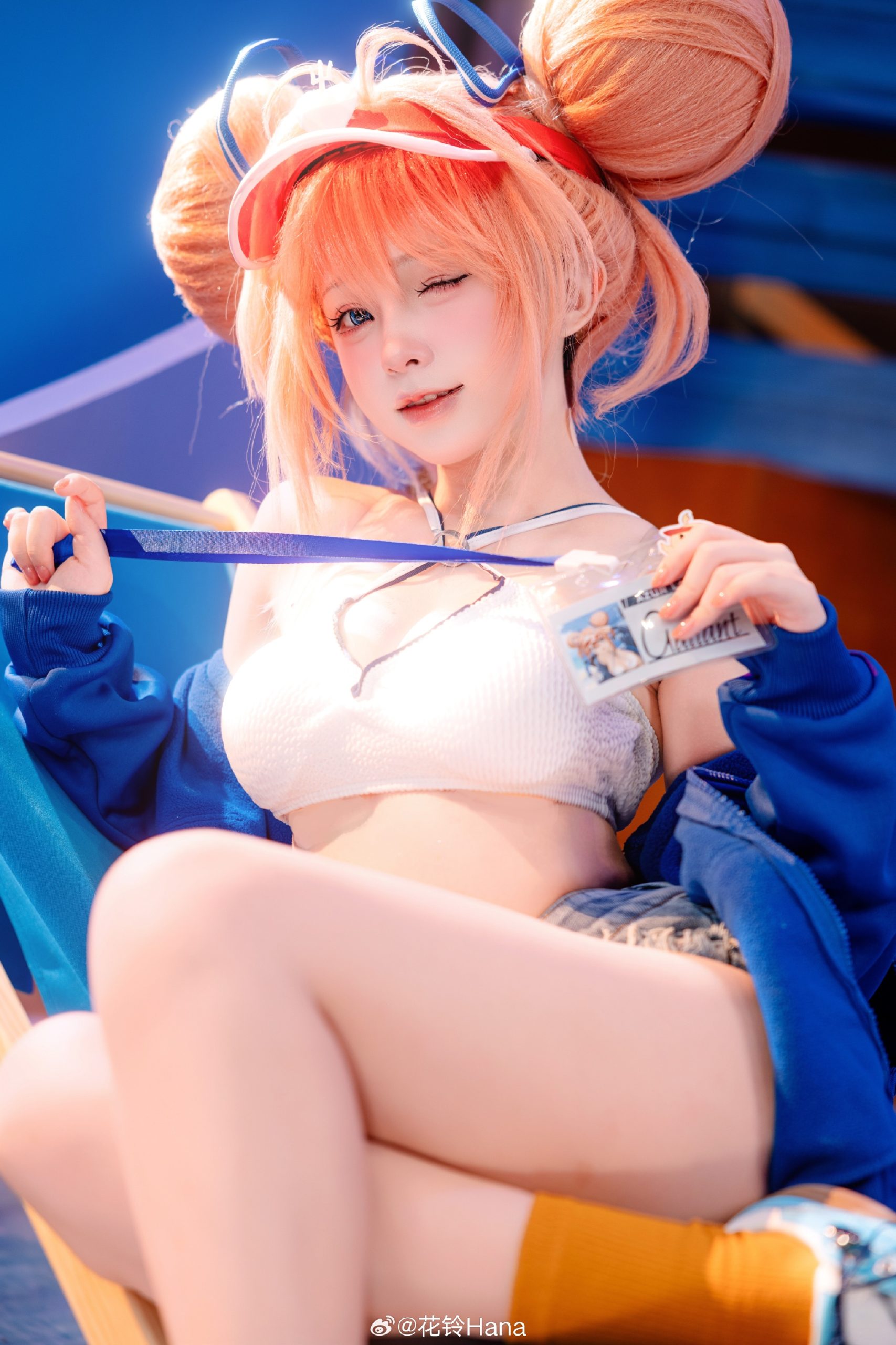 cosplay 指挥官，能看到我吗？ 碧蓝航线 勇气@花铃Hana-米哈社