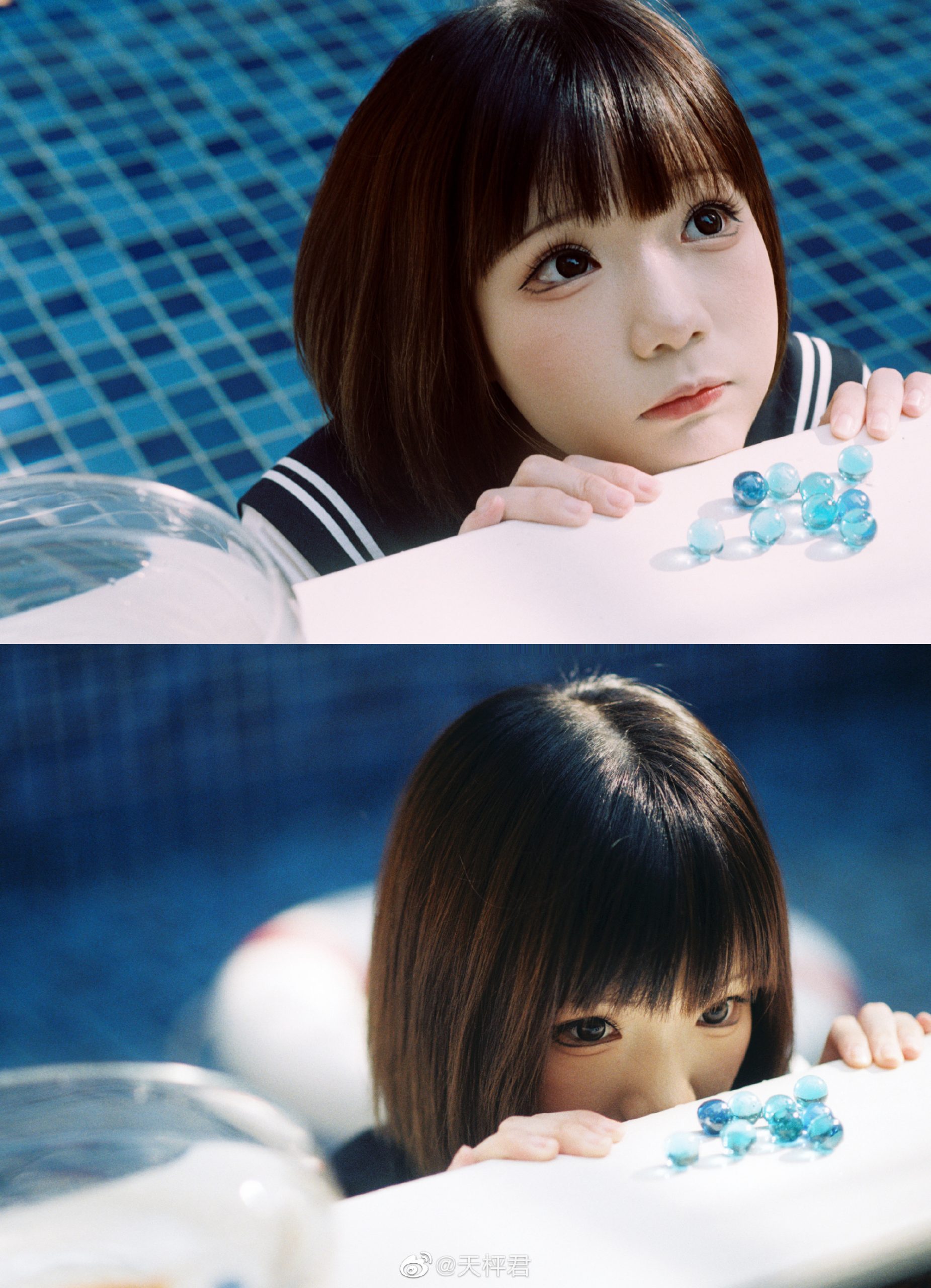 JK 你也想一起聆听夏季的蝉鸣吗？@铁打萌萌_moi-米哈社