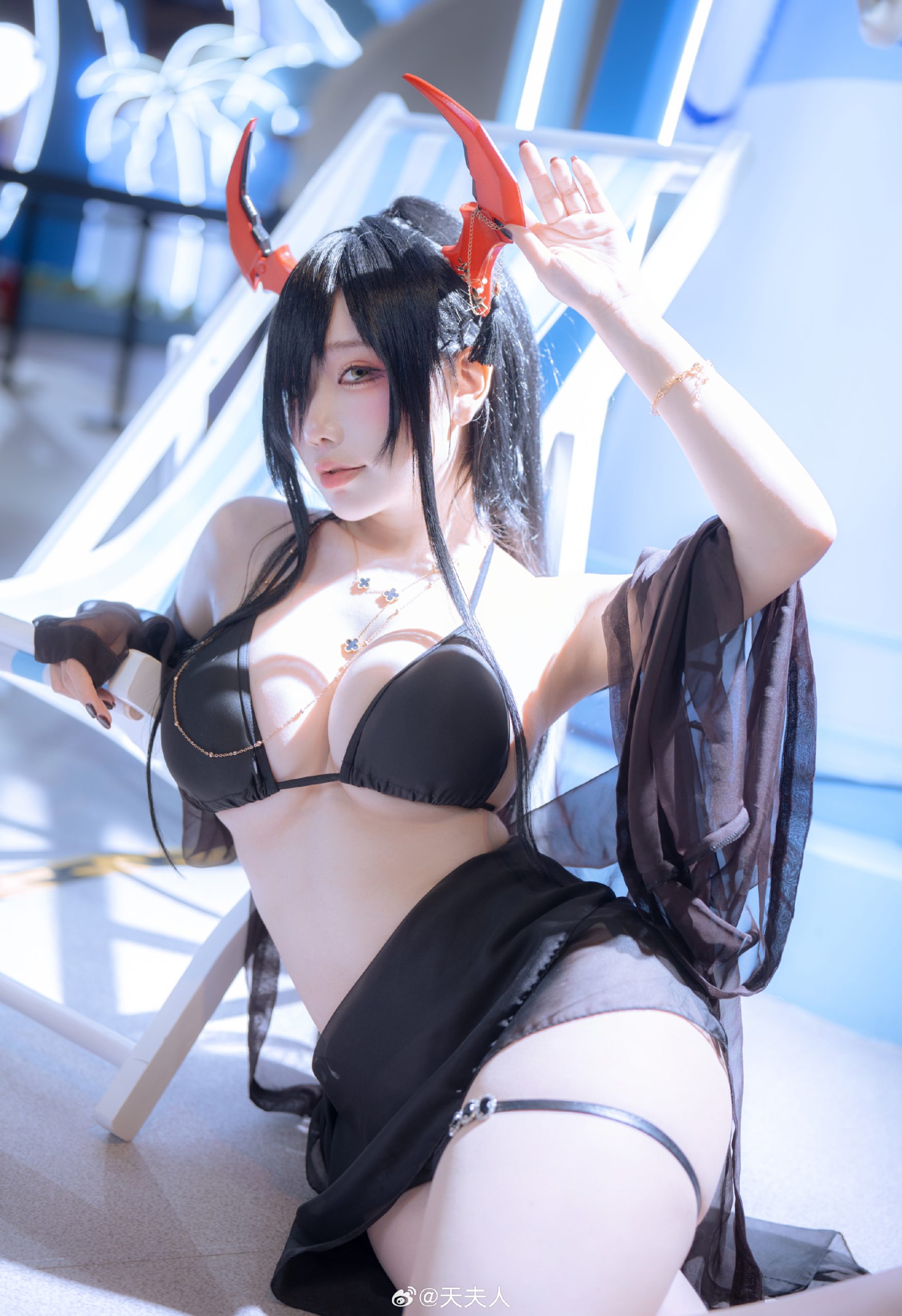 cosplay 看见大帝要叫妈妈 碧蓝航线 腓特烈大帝@天夫人-米哈社