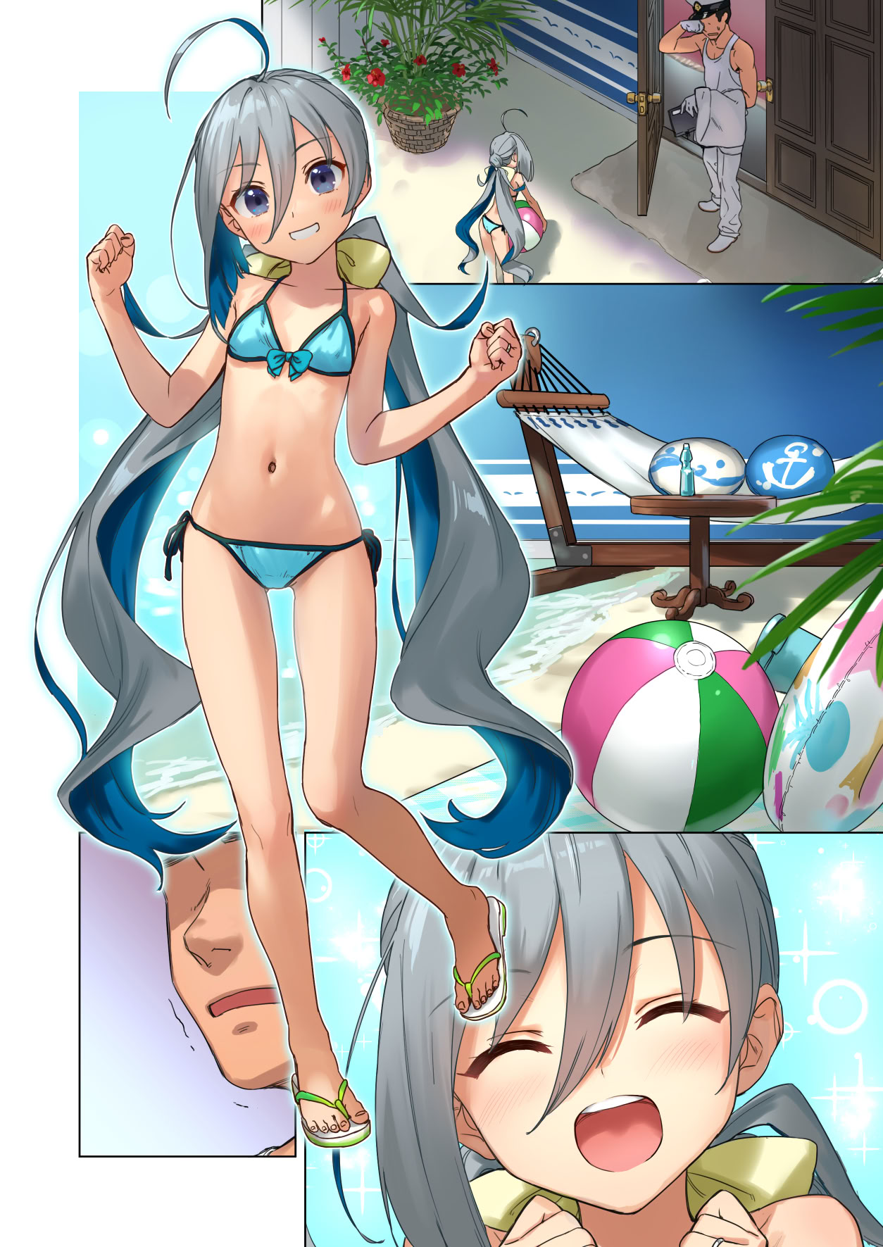 图片[25]-[アジサイデンデン (川上六角、小鳥遊レイ)] 清霜といっしょにバカンスしよ! (艦隊これくしょん -艦これ-) [DL版](1)-米哈社