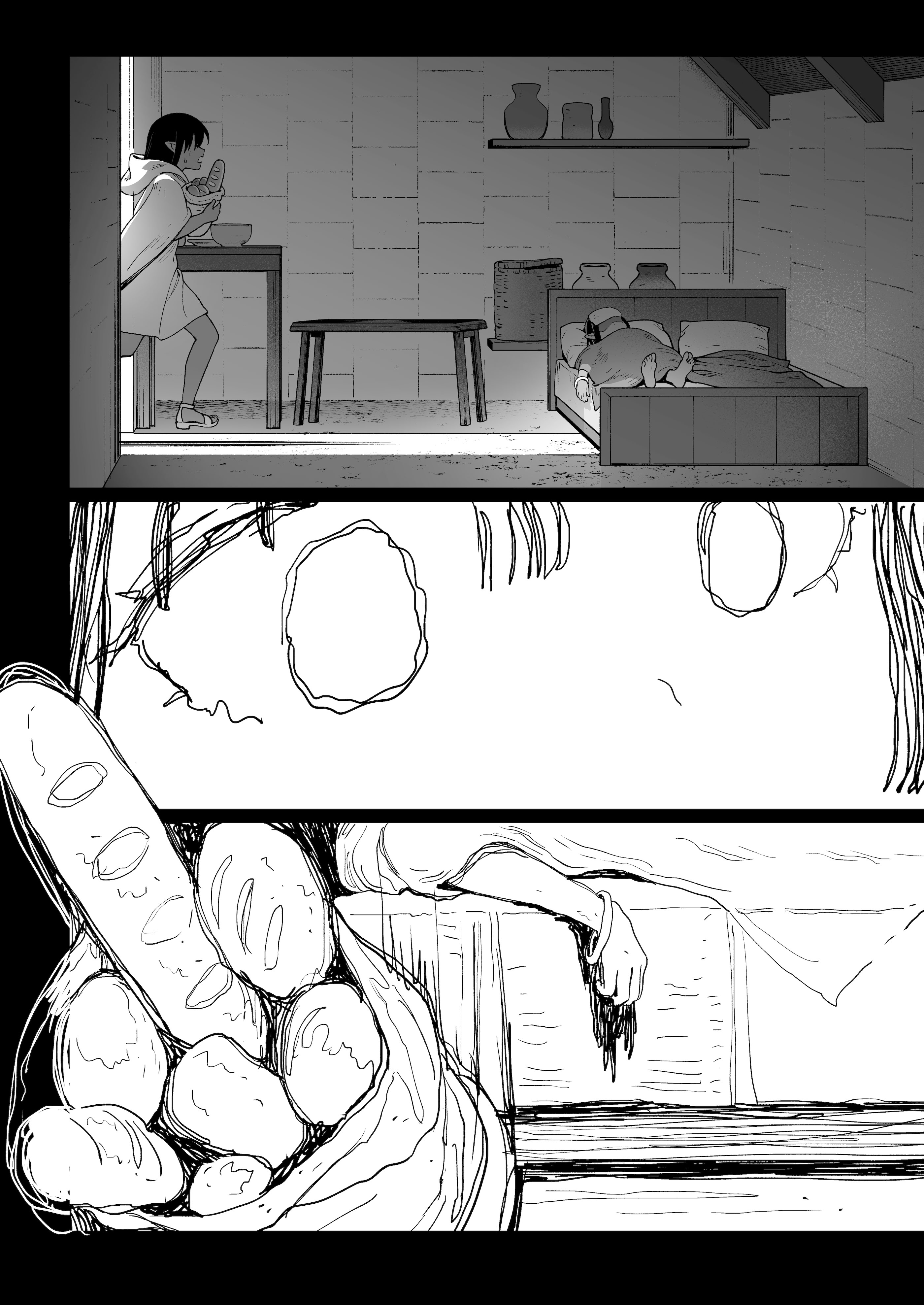 图片[31]-[茶の魔王 (煎茶柱、麥茶柱)] 妖精娼館 3号室レイシー 〜褐色肌エルフを指名した童貞オーク〜 1 [白杨汉化组]-米哈社