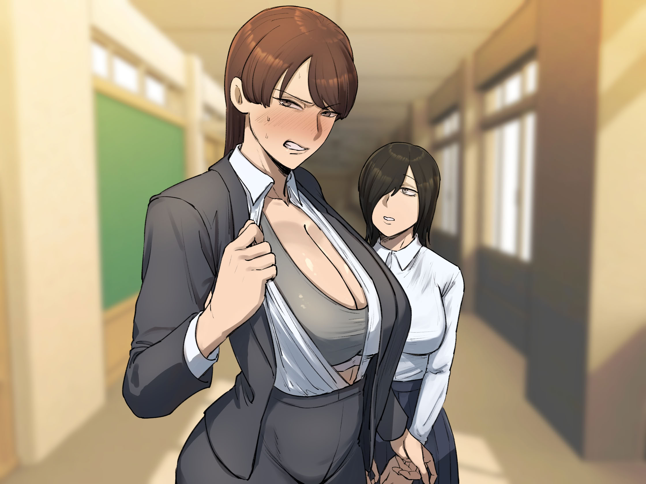 图片[3]-[ちょっとB専] 生徒の下着をつけて謝罪しろ 【フルカラー版】-米哈社