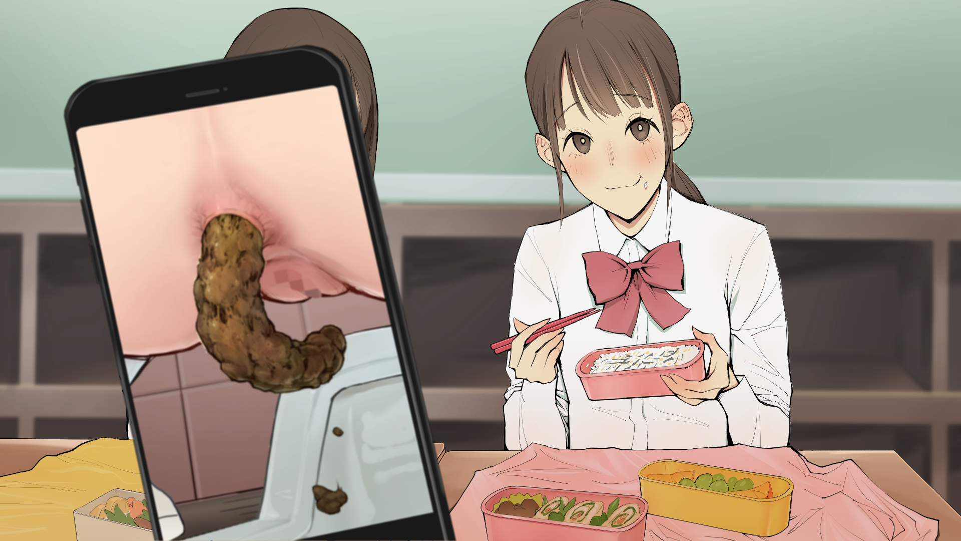 图片[27]-[ルシウム23日] 女子トイレうんうん [臭鼬娘漢化組]-米哈社