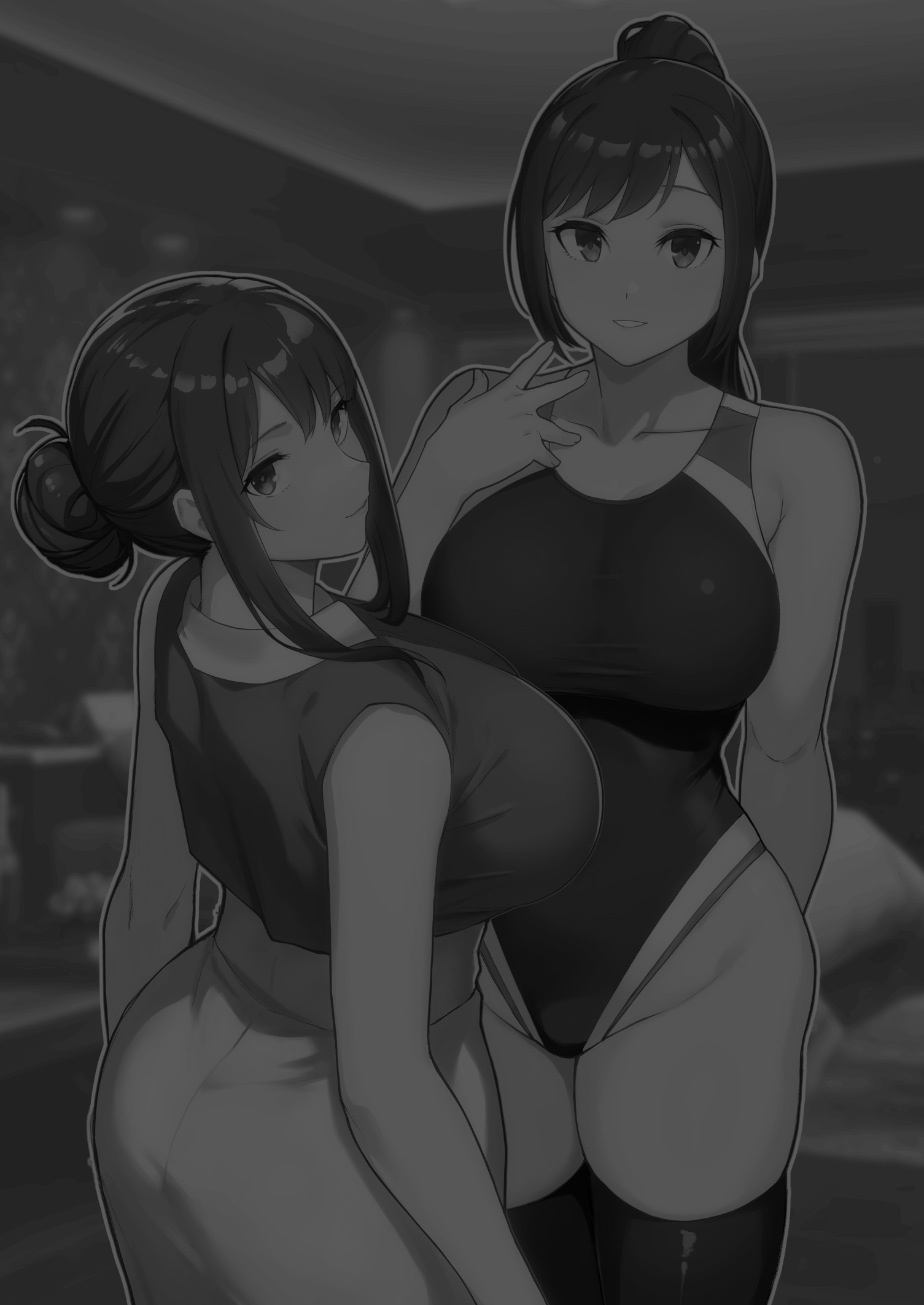 图片[3]-[華容道 (松果)] ラブホでデート壁越しに母娘とそれぞれ〇〇する本【前編】 [中国翻訳] [無修正]-米哈社