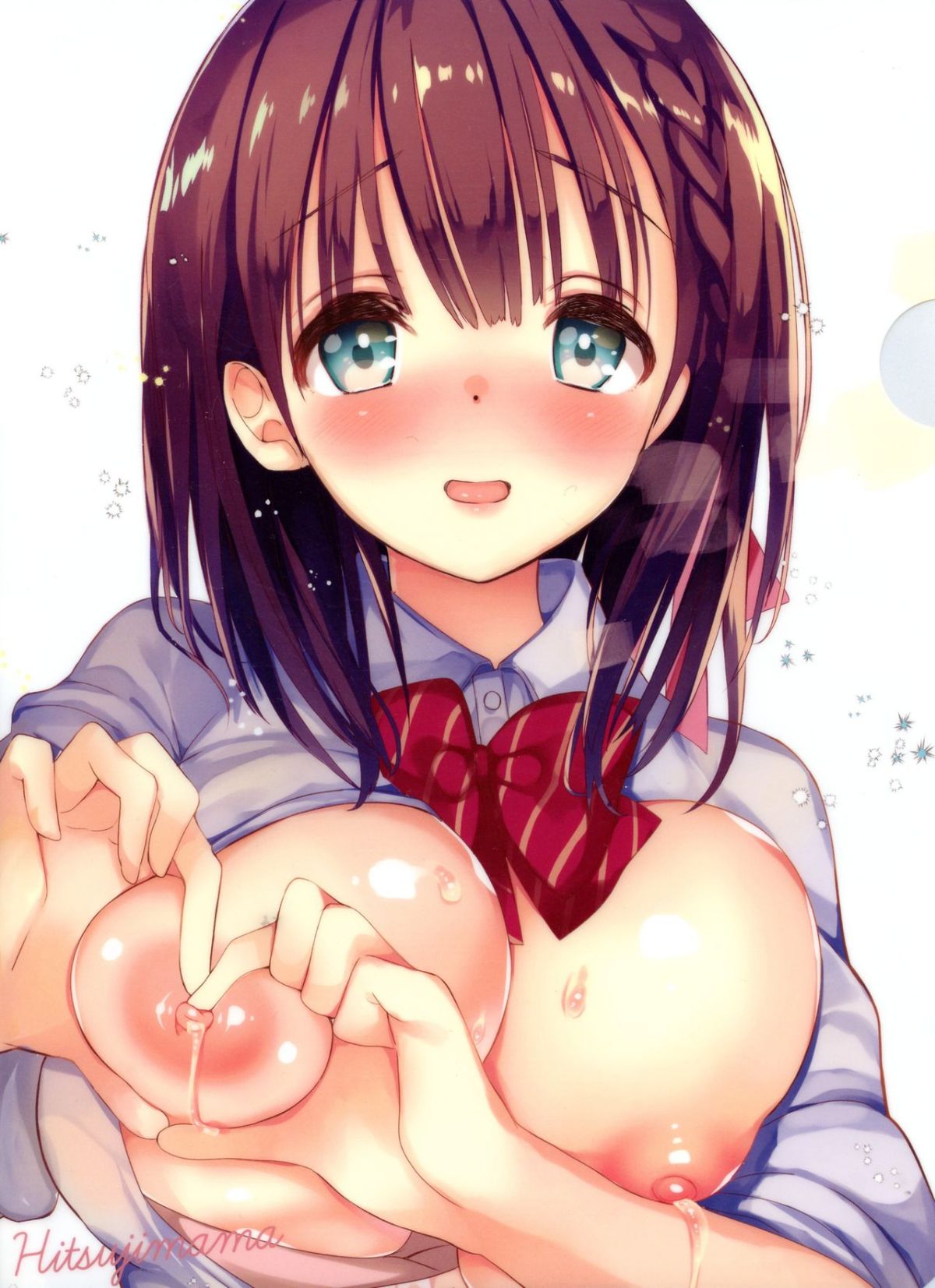 图片[3]-[ひつじまま (ひつじたかこ)] 母乳ちゃんは射(だ)したい。 -総集編(1)-[中国翻訳][疏碼][DL版]-米哈社