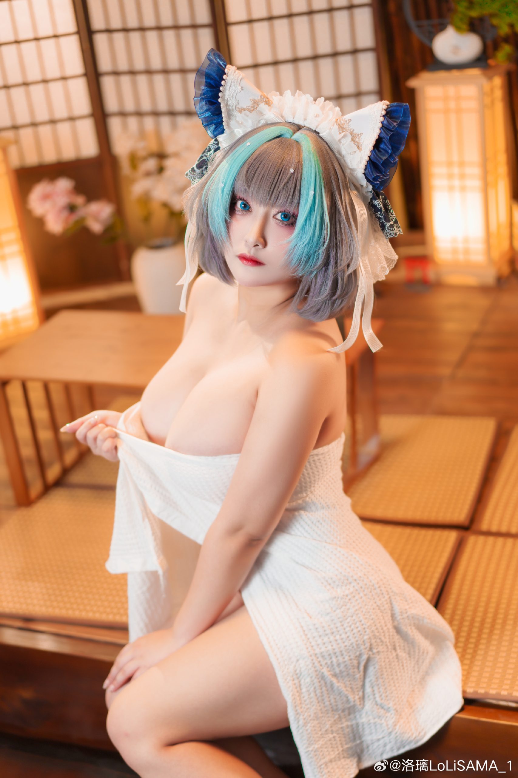 cosplay 碧蓝航线 柴郡@洛璃LoLiSAMA_1-米哈社