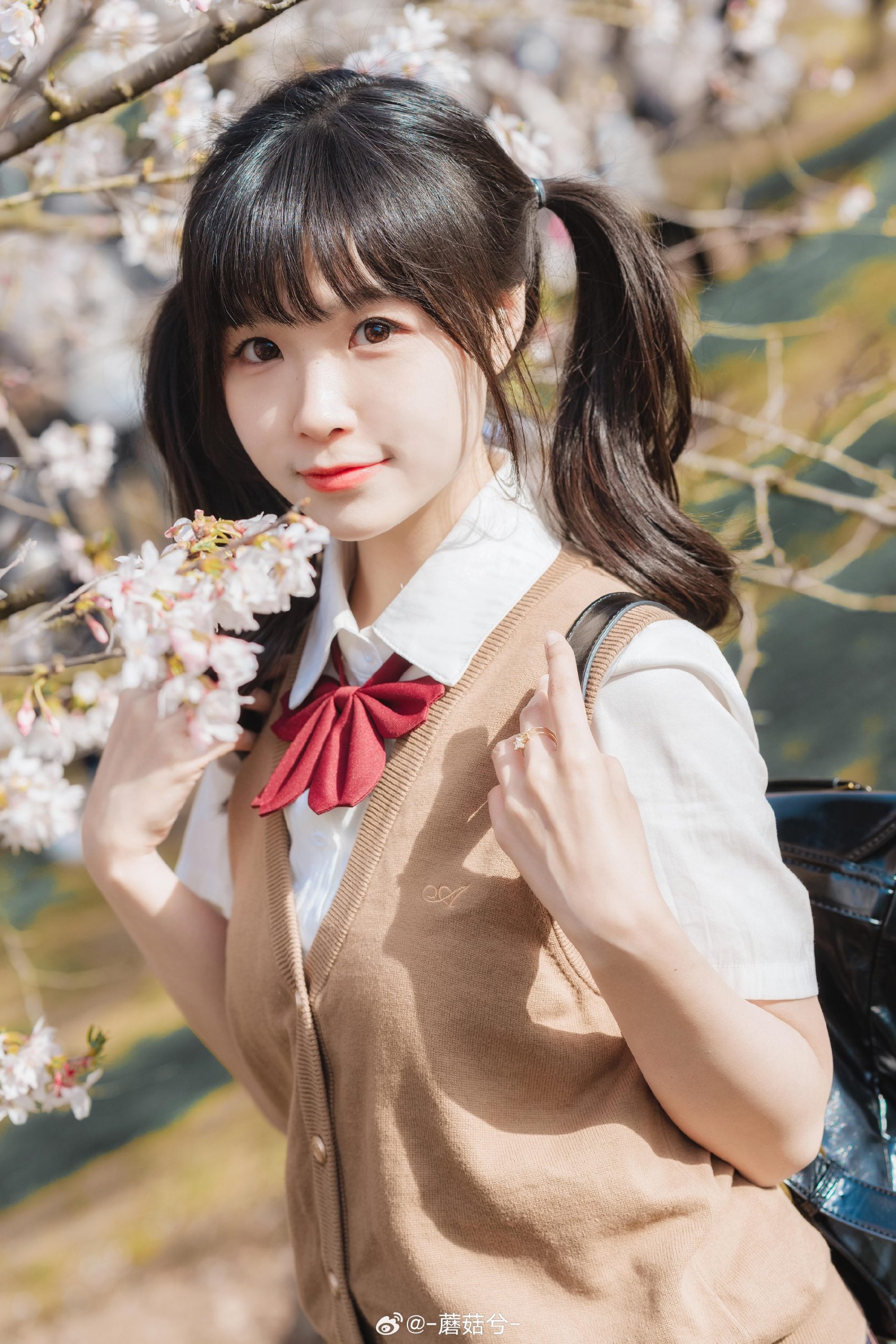 JK制服 樱花是春日来信@-蘑菇兮--米哈社