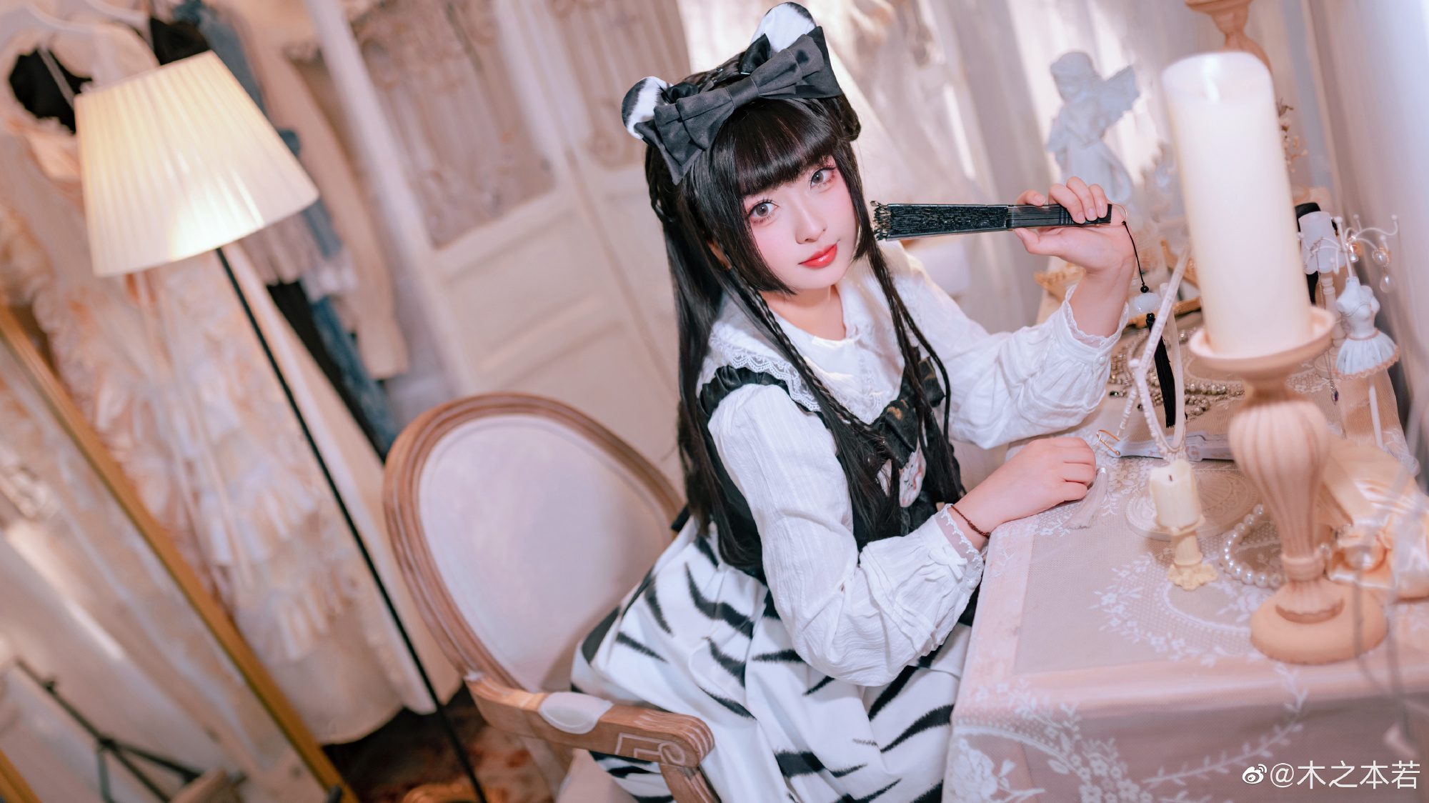 【lolita装扮】少女写真 祝大家白色情人节快乐啦 @木之本若-米哈社